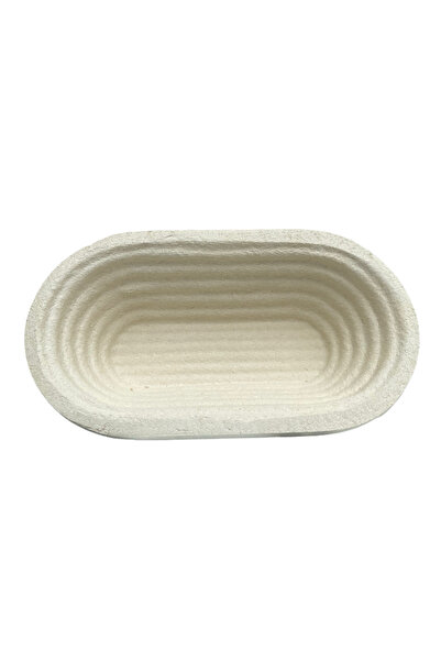 OEM Wooden pulp basket for leavening, oval, 0.75Kg, 23 x 14.5×8 cm, notched p...