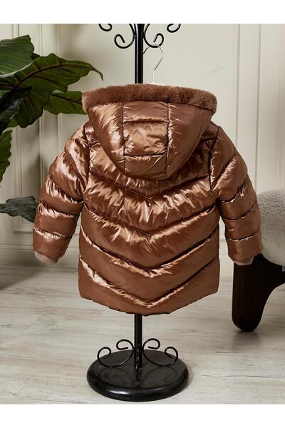 benitto kids Baby Girl Hooded Coat 51360