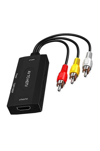 KEEPRO Rca to Hdtv Converter Adapter Audio Video Converter Adapter