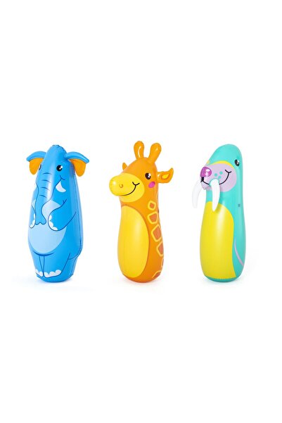 Shoplandu Renkli Hayvan Figürlü Kumsuz Hacıyatmaz - Yüksek Kalite Patlamaya D...
