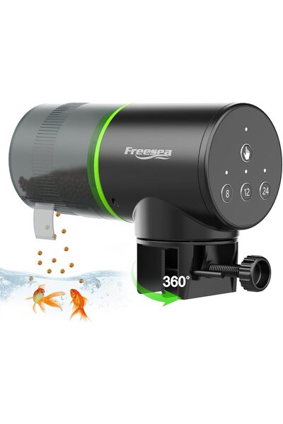 FREESEA Aquarium Automatic Fish Feeder: Vacation Timer Feeder for Fish Tank E...