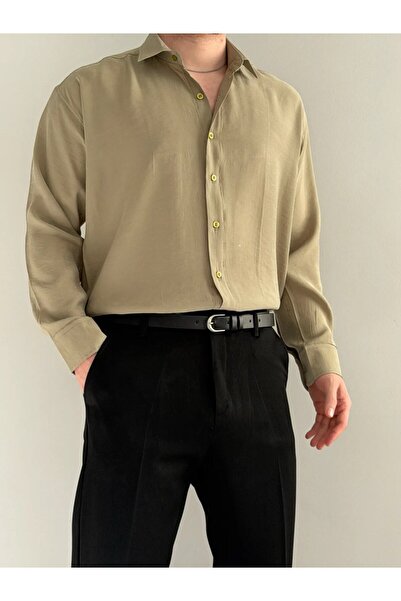 BASEL.CO Relaxed Fit Lightweight Comfortable Modal Fabric Shirt