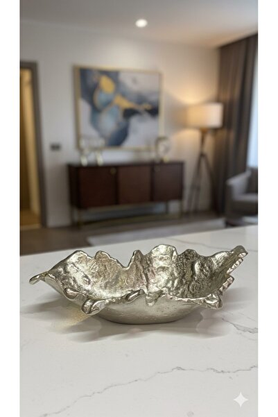 Sembol Finy Decorative Silver Plate 33X19X9 cm