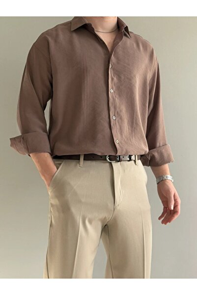 BASEL.CO Relaxed Fit Lightweight Comfortable Modal Fabric Shirt