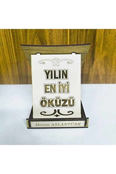 HEDİYENİZ BİZDE Kişiye Özel Yılın En İyi Öküzü Ahşap Plaket