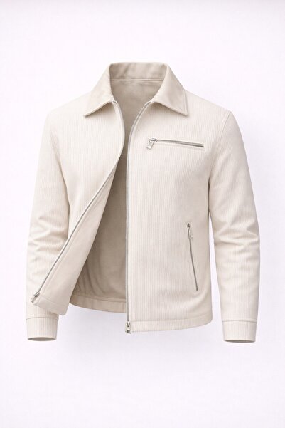 LUMAST Exclusive Leather Detailed Seasonal Lined Jacket