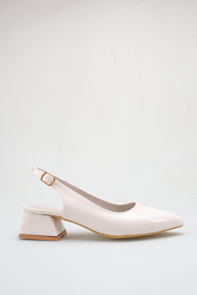 ich1one Pantofi de damă Roma din piele lăcuită cu toc – Toc de 5 cm, eleganță...