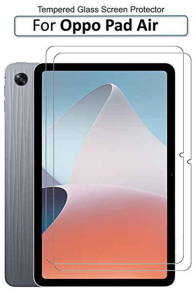 Generic عبوة من قطعتين لجهاز أوبو باد إير - 10.36 بوصة - واقي شاشة زجاجي مقوى...
