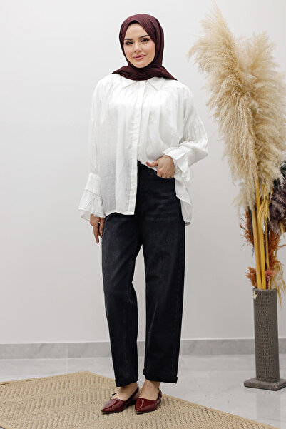 Tesettür Dünyası Mom Jean Pants Tsd260123 Anthracite