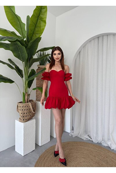 EtikaOnline Atlas Fırfır Detay Mini Amanda Eltbise