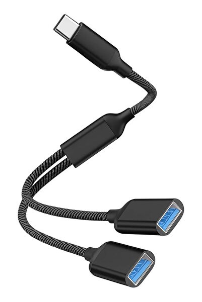 The Bros USB C to Dual USB A Female Adapter, Type C Splitter 2 Port OTG Cable...