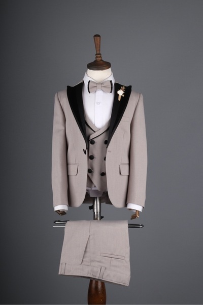 jek jr eren kids Sivri Yaka Damatlık Çocuk Takım Elbise