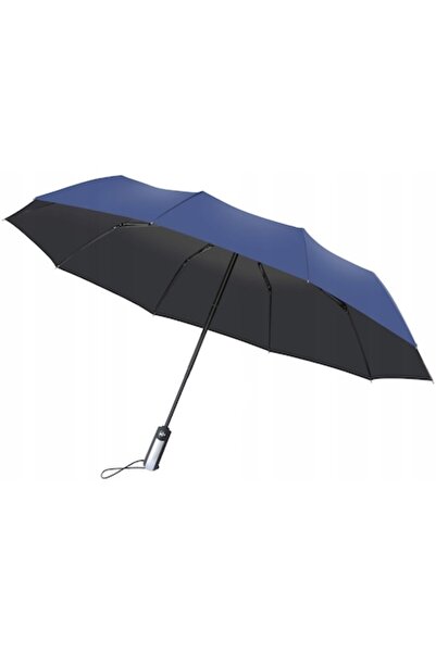 OEM Automatic Folding Umbrella, UV Protection, Dark Blue