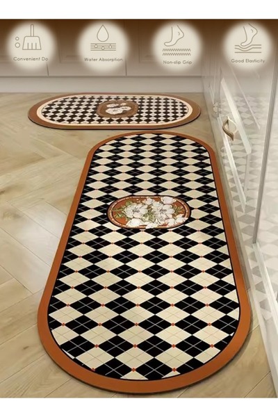 Generic Kitchen Floor Mat,Non-Slip Waterproof Rug, Anti-Fouling & Super Absor...