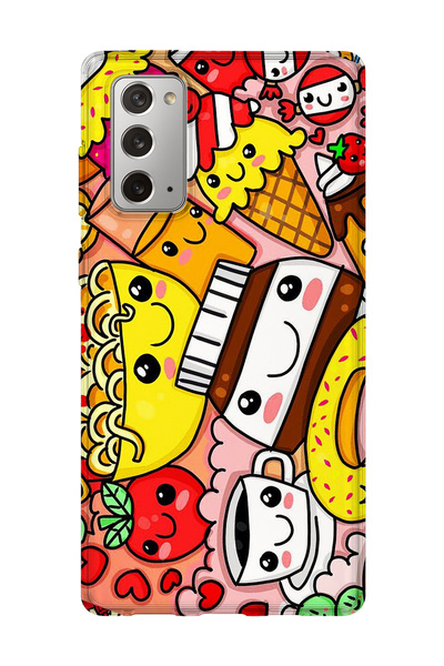 lelia حافظة هاتف شفافة مطبوعة متوافقة مع هاتف سامسونج جالاكسي نوت 20 |   مجمو...