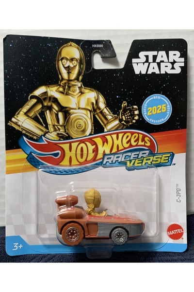 HOT WHEELS RacerVerse Star Wars C-3PO Araç – Orijinal Mattel 3+ Yaş