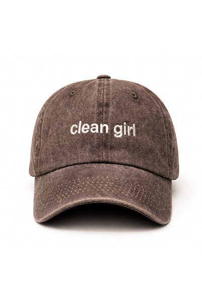 CAP BROS Clean Girl Embroidered Vintage Cap Hat