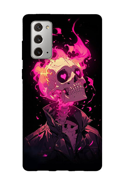 lelia حافظة هاتف شفافة مطبوعة متوافقة مع هاتف سامسونج جالاكسي نوت 20 |   المج...