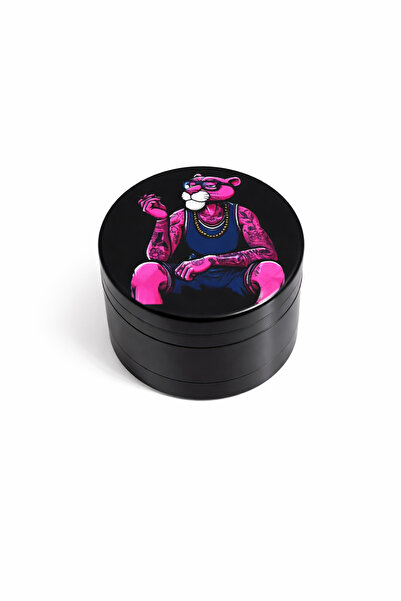 GoldEagle Pembe Panter 40mm 4 Parçalı Metal Grinder Baharat Öğütücü