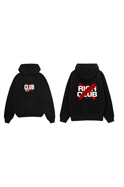 ELFERA Oversize Rick Club Printed Sweat-Shirt