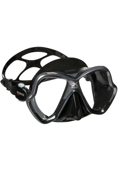 Mares Маска за гмуркане - X-VISION черна, сребриста