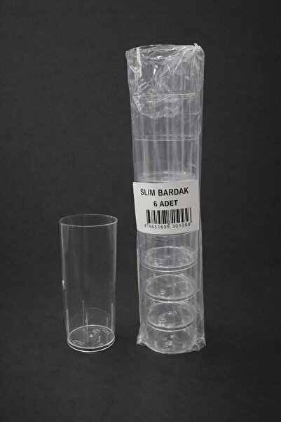 SWORD KRİSTAL SLİM BARDAK ŞEFFAF 6 ADET