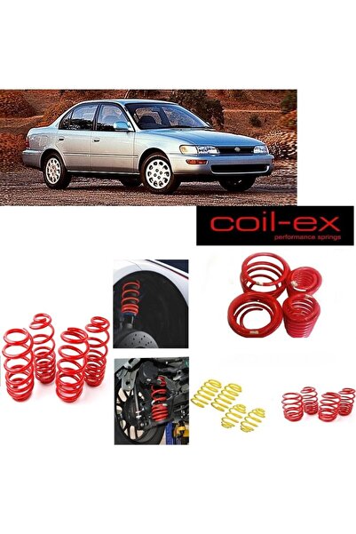 X POWER TUNİNG Toyota Corolla (1992-1999) Uyumlu Coil-Ex 3.5 cm Spor Yay