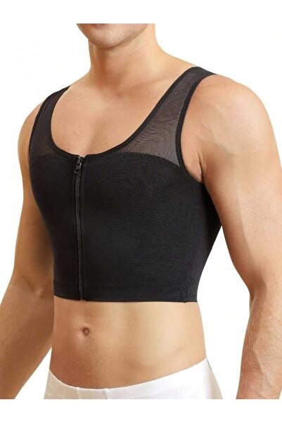 VEYA مشد رجالي ضاغط لشد منطقة الصدر واخفاء التثدي لدى الرجال ,دعم الظهر