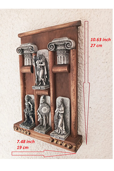 GÖKÇEN HOBİ Antik Yunan Tanrıları Duvar Biblo