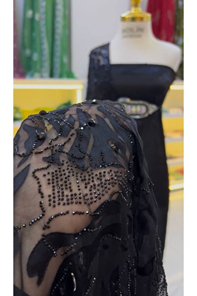 SOLİN YÖRESEL Kadın Düğünlük Kaftan Abiye Kumaşı