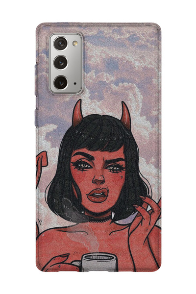 lelia حافظة هاتف شفافة متوافقة مع جالاكسي نوت 20 لعام مطبوع |   مجموعة كوين م...