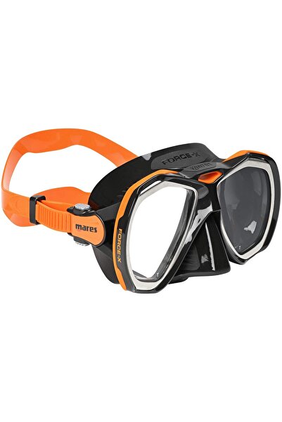 Mares Маска за гмуркане - FORCE-X Черна, Оранжева