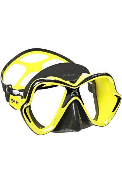 Mares Маска за гмуркане - X-VISION ULTRA Черна, Флуоресцентна