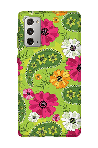 lelia حافظة هاتف شفافة مطبوعة متوافقة مع هاتف سامسونج جالاكسي نوت 20 |   مجمو...