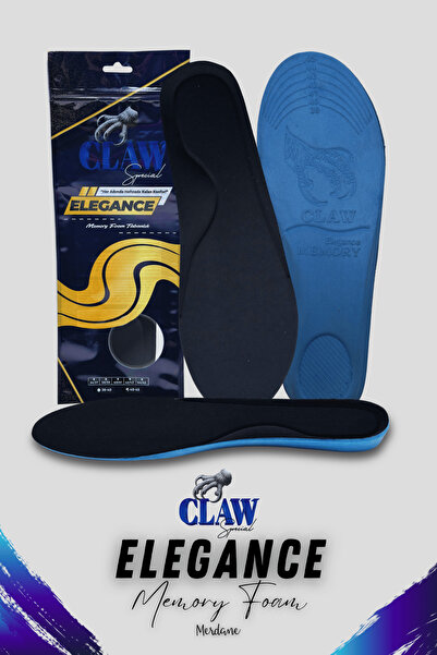 Claw Elegance Ortopedik (Hafızalı) Memory Foam Tabanlık – İçe Basma Destekli ...