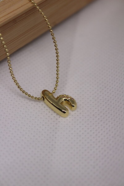 Tiştok accessory KARARMAZ ÇELİK KADIN GOLD MİNİMAL KİŞİYE ÖZEL MİNİMAL HARF K...