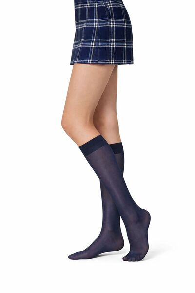 DAYMOD ÇORAP 3 Pairs of Venüs 40 Den Semi-Gloss Knee-Length Pantyhose Socks (...