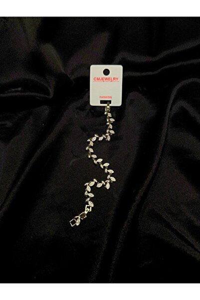 XUPING JEWELRY Xuping Gold Yaprak Bileklik Kararmaz Çelik