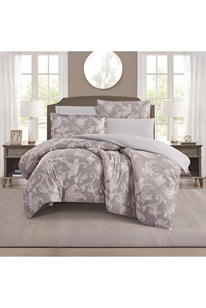 Melen طقم بيت لحاف بدون حشوة مفرد ونص 4 قطع - يناسب سرير بمقاس 200x120 - ارول...