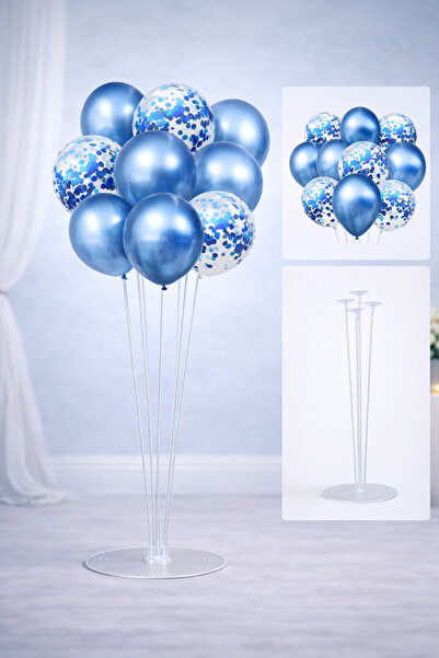 Işıltı Balon Dükkanı 7-Piece Balloon Stand and 12-Piece Balloon Set |   Styli...