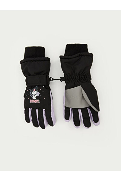 LC Waikiki Rmz Gi̇yi̇m Farkiyla Kuromi Printed Girls' Gloves