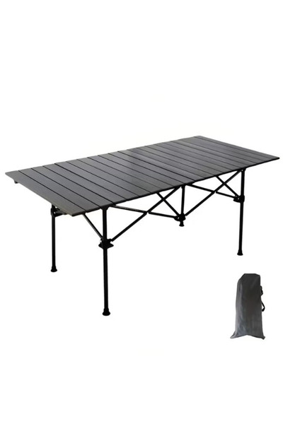 Cady One Portable camping table with aluminum alloy surface, foldable camping...
