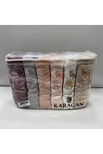 Karacan 100% Cotton 50X85 cm 6-Piece Towel Set