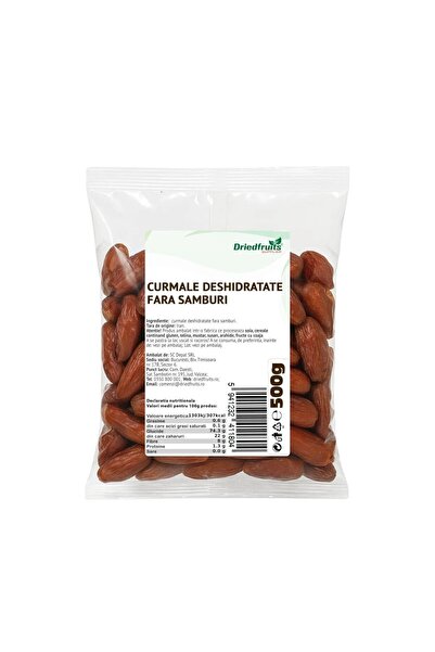 Driedfruits Dates without seeds 500g