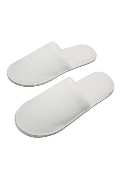 OEM Slippers, Coral Model, White, Size universal, Set of 10 pieces