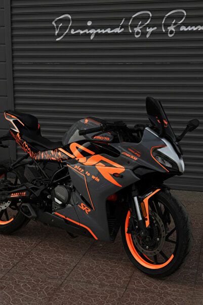 Banxtre CFMOTO 250SR için Komple Parçalı Detay Sticker Seti