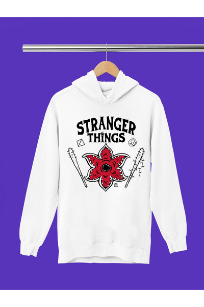 MAGORS Stranger Things Printed 3-Yarn Quality Soft Texture Kids' Hooded Sweat...
