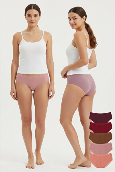 HS İÇ GİYİM Women's Bamboo 6-Pack Bikini Briefs - Classic Comfortable Cut