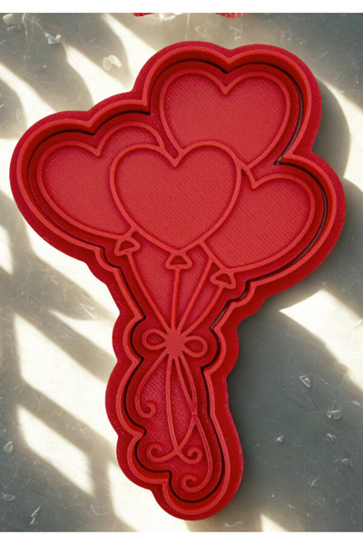 CESTOPİENO Love Balon Dough Sculpting Valentine's Day Cookie / Ceramic / Suga...