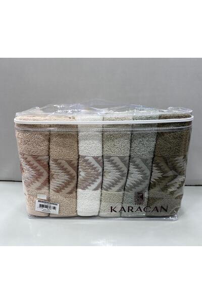 Karacan 100% Cotton 50X85 cm 6-Piece Towel Set